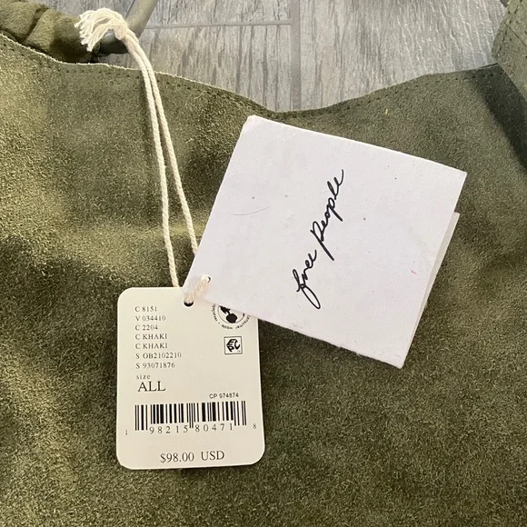 Free People Olive Suede Bag - Picture 7 of 9